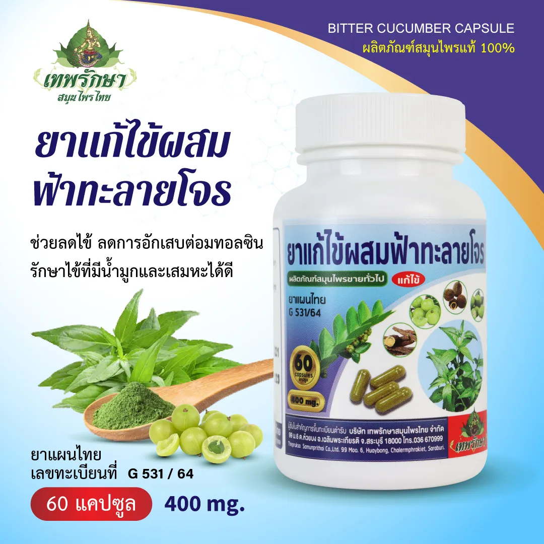ยาแก้ไข้ผสมฟ้าทะลายโจร - Image 4